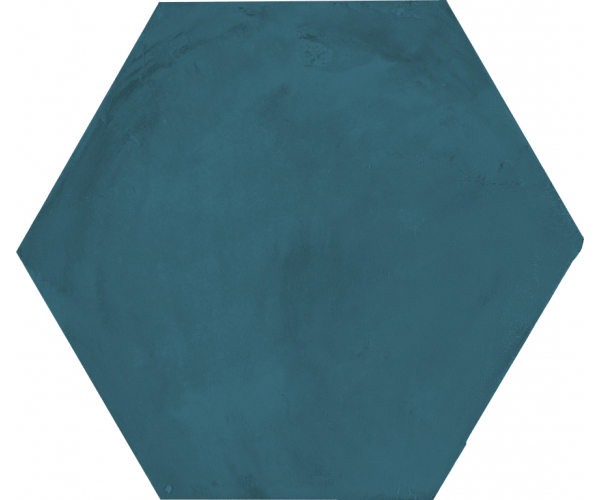 Retro dlažba Marca Corona Terra.Art Oceano Esagono 25x21,6 - modrá