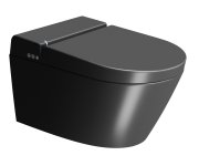 Gsi Wclean Závěsné Wc Swirlflush S Integrovaným Elektronickým Bidetem, černá Dual-mat