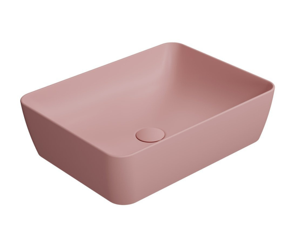 Gsi Sand/nubes Keramické Umyvadlo Na Desku 50x38cm, Blush Mat