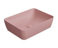 Gsi Sand/nubes Keramické Umyvadlo Na Desku 50x38cm, Blush Mat