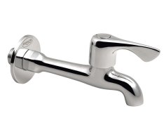 Aqualine Nástěnný Ventil 1/2", Dlouhý, Chrom