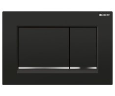 Geberit Sigma30 Ovládací Tlačítko, černá Lesk/chrom