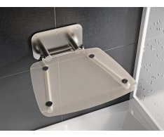 Sprchové sedátko Ovo B II - Sedátko Ovo B II, nerez/clear