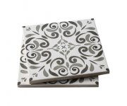 Retro dlažba Tonalite Aquarel Decoro Vega Grigio 15x15