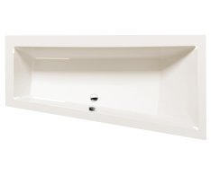 Polysan Andra R Asymetrická Vana 180x90x45cm, Ivory