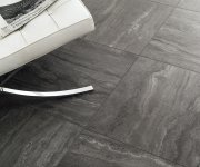 Dlažba jako kámen Coem Reverso2 Black 60x60 Nat. Rett. - šedá
