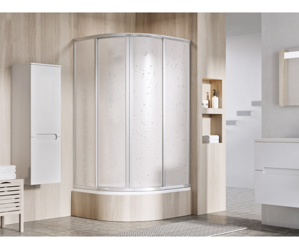 Sprchový kout snížený Supernova SKCP4 Sabina - SKCP4 80x80, Sabina satin+pearl