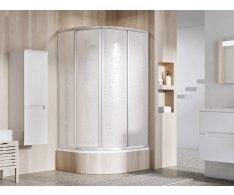 Sprchový kout snížený Supernova SKCP4 Sabina - SKCP4 80x80, Sabina satin+pearl