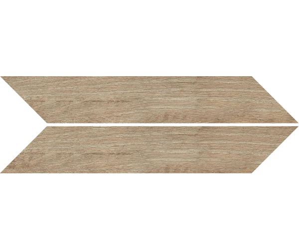 Dlažba jako dřevo Sant Agostino Yorkwood Walnut Chevron 9,4x49 Nat. Rett.  - hnědá