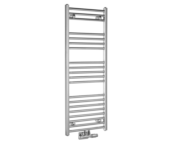 Aqualine Alya Otopné Těleso Rovné 400x1188mm, Středové Připojení, Chrom
