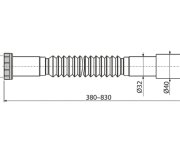 Flexi Připojení 5/4"×32/40 Kov ALC-A760