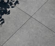 2cm dlažba jako beton Pastorelli Cemento Antracite 80x80 Rett. - šedá (skladem)