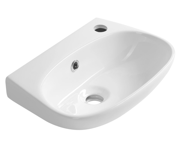 Aqualine Velsa Keramické Umývátko 40x29cm, Bílá
