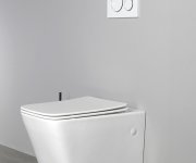 Sapho Porto Cleanwash Závěsná Wc Mísa Rimless, Integrovaná Baterie A Bidet. Sprška, 36x52cm, Bílá