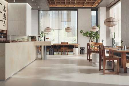Gardenia La Geoteca – elegantní kamenný dekor v moderním interiéru