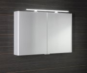 Sapho Lucie Galerka S Led Osvětlením, 106x70x17cm, Bílá