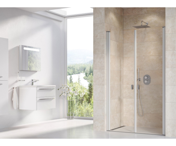 Sprchové dveře Chrome CSDL2 - CSDL2 120, satin+transparent