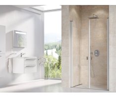 Sprchové dveře Chrome CSDL2 - CSDL2 120, satin+transparent