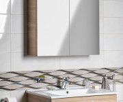 Aqualine Vega Galerka, 80x70x18cm, Dub Platin
