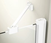 Sprchové dveře Chrome CSDL2 - CSDL2 90, bílá matná+transparent 0QV7CE0LZ1