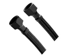 Aqualine Flexibilní Nerezová Hadice Fxf 3/8"x3/8", 60cm, černá Mat