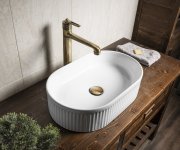 Sapho Bebé Stojánková Umyvadlová Baterie Vysoká, Prodloužená Hubice, Bronz