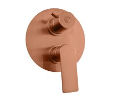 Vanová/Sprchová baterie podomítková 3-cestná s tělesem NIL NL187.3ZRK
