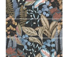 APE Silk Decor Set (3) ABC Biba Graphite 40x120