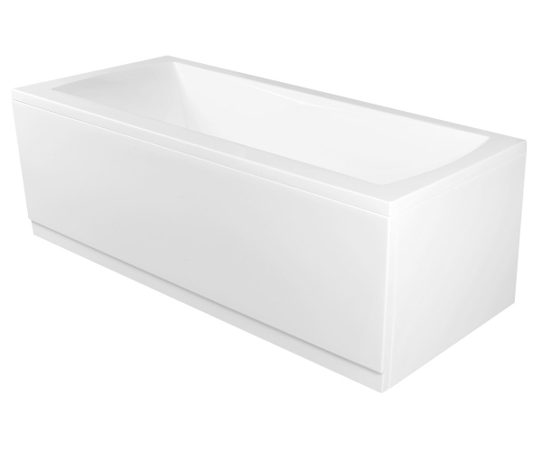 Bruckner Elvina Obdélníková Vana S Konstrukcí A Panelem 170x80x50cm, Levá, Bílá