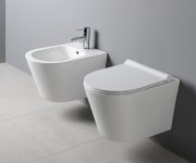 Sapho Paco Bidet Závěsný, 36x52cm, Bílá