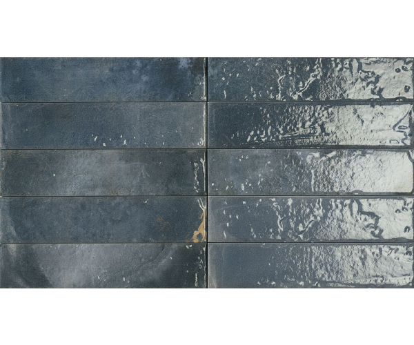 Dlažba jako cihla CIR City Navy 6,5x29 Luc. - modrá