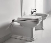 Kerasan Waldorf Wc Mísa Stojící, 37x65cm, Spodní/zadní Odpad, Bílá