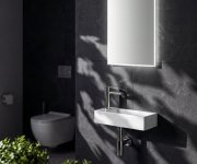 Sapho Aqua Mini Keramické Umývátko 38x14cm, Otvor Pro Baterii Vlevo, Bílá