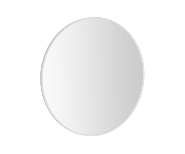 Sapho Notion Slim Kulaté Zrcadlo V Rámu ø 50cm, Bílá Mat