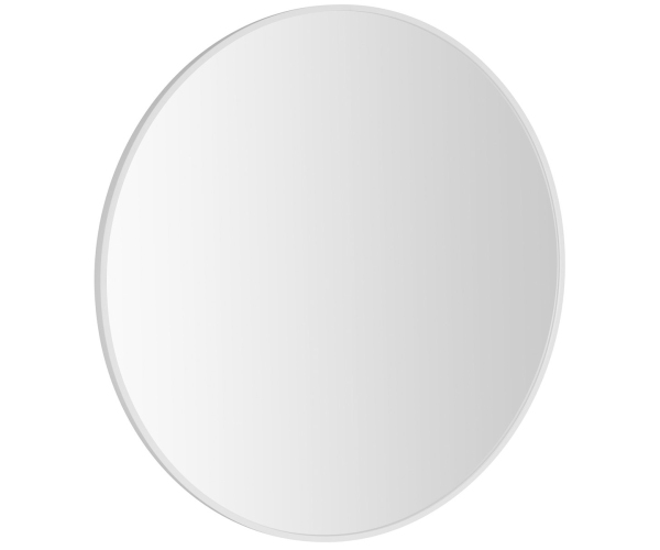 Sapho Notion Slim Kulaté Zrcadlo V Rámu ø 80cm, Bílá Mat