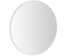 Sapho Notion Slim Kulaté Zrcadlo V Rámu ø 80cm, Bílá Mat