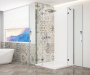 Gelco Trinity Chrome Obdélníkový Sprchový Kout 1200x1000mm, Rohový Vstup, čiré Sklo