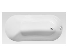 Aqualine Jizera Vana 140x70x39cm, Bílá