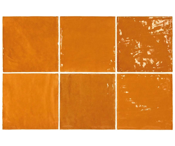 Obklad Equipe La Riviera Ginger 13,2x13,2 - oranžová