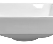 Sapho Zorba Umývátko 40x22cm, Litý Mramor, Baterie Vpravo, Bílá