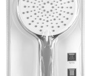 Sapho Ruční Masážní Sprcha, 3 Režimy Sprchování + Režim Oplach, Silikon Trysky, Průměr 120mm, Abs/chrom