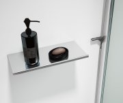 Polysan Esca Shelf Polička Do Profilu 230x120mm, Chrom