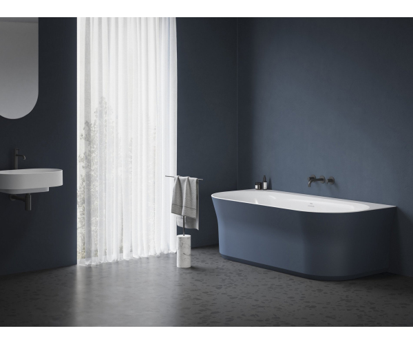 Vana Ypsilon Wall - Vana Ypsilon Wall 178x86, volně stojící, Deepsea Blue/bílá, krytk