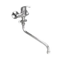 Vanová Stěnová Baterie Do Bytového Jádra S Kulatým Ramínkem, Rozteč 100 Mm - Chrom – Zora