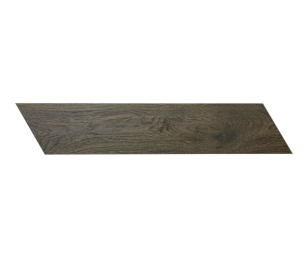 Dlažba jako dřevo Marazzi Vero Quercia 11x54 Chevron - tmavě hnědá, černá