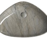 Sapho Dalma Keramické Umyvadlo Na Desku, 58,5x39cm, Grigio