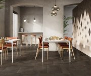 Dlažba jako cihla Cerdomus Crete Bronzo 100x100 Rett. - hnědá