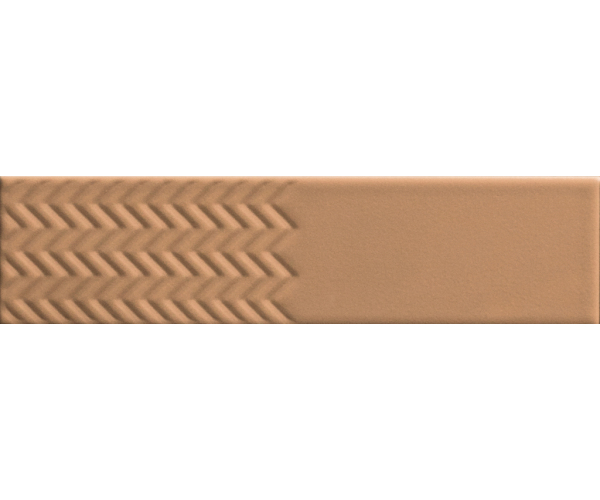 Extravagantní dekor 41zero42 Biscuit Waves Terra 5x20 - hnědá