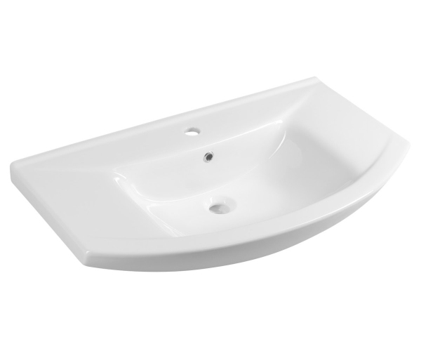 Aqualine Zero 86 Keramické Umyvadlo Nábytkové 86x50cm, Bílá