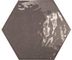 Equipe Hexatile Brillo Gris Oscuro 17,5x20